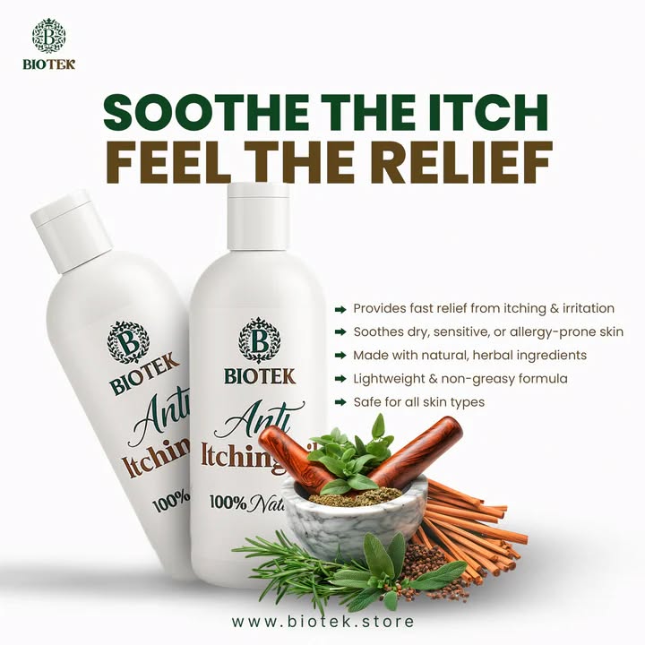 BIOTEK Anti-Itching Oil |Skin Relief & Moisturizing Care | BTK#Article