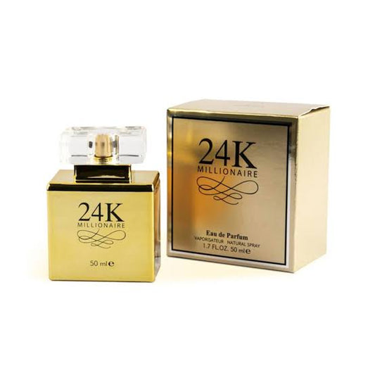 Gold & Black Long Lasting_Original Fragrance | 24K Millionaire Perfume - 50ml